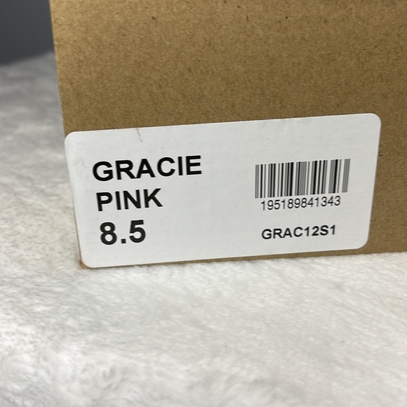 Pink Rhinestone Steve Madden Chunky Heels - Picture 7 of 8